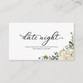 Pumpkin Herfst Vrijgezellenfeest Datum Nachtelijke Informatiekaartje (Voorkant)