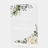 Pumpkin Herfst Vrijgezellenfeest Welkomstbord Acryl Bord (Hoek)