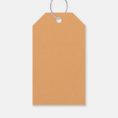 Pumpkin Herfst Waterverf Baby shower Dank u wel Cadeaulabel (Achterkant)