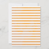 Pumpkin Het is een Baby shower. Kaart (Achterkant)