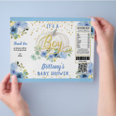 Pumpkin Het is een padvinder uit Baby shower. Flyer (Hand)