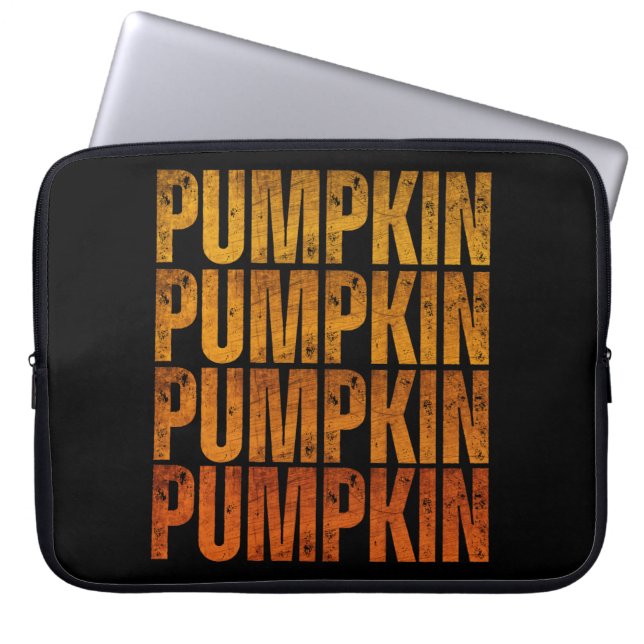 PUMPKIN HOLIDAY GIFT LAPTOP SLEEVE (Voorkant)