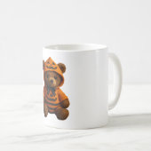 Pumpkin Hoodie Teddy – Halloween Mug Design Koffiemok (Voorkant rechts)