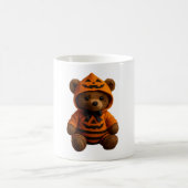 Pumpkin Hoodie Teddy – Halloween Mug Design Koffiemok (Center)