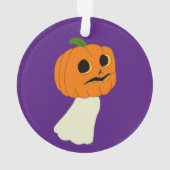Pumpkin-hoofdspook Ornament (achterkant)