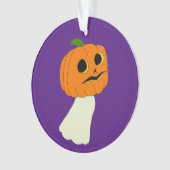 Pumpkin-hoofdspook Ornament (voorkant)