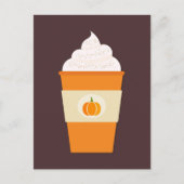 Pumpkin-ijslatkoffie Briefkaart (Voorkant)