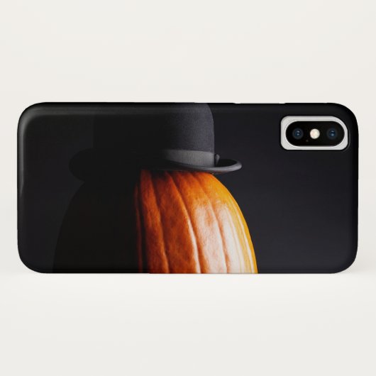 Pumpkin in een Bowler-Pet Case-Mate iPhone Case (Achterkant (horizontaal))