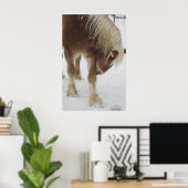 Pumpkin in sneeuw poster (Thuiskantoor)