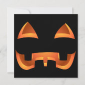 Pumpkin Invitations Custom Halloween Kaarten (Voorkant)