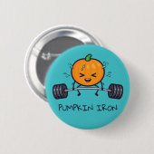 Pumpkin Iron Pun Ronde Button 5,7 Cm (Voorkant /achterkant)