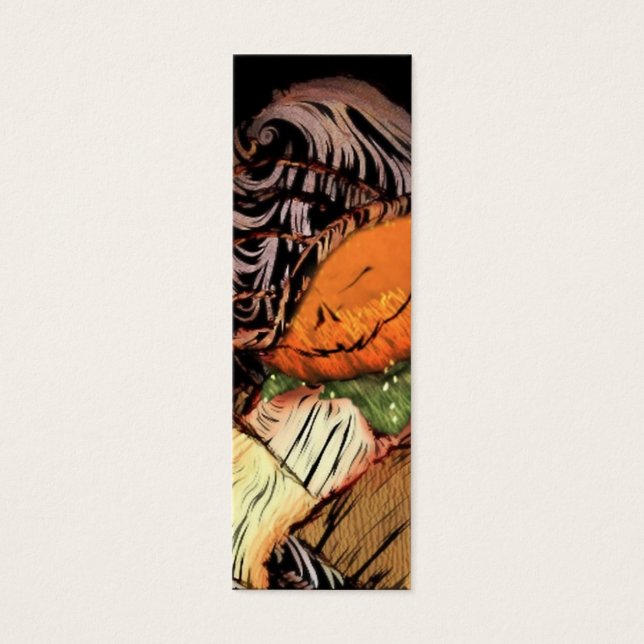 Pumpkin Jack Bladwijzer Mini Visitekaartjes (Voorkant)