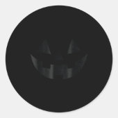 Pumpkin Jack Halloween O Lantern  Ronde Sticker (Voorkant)