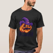 Pumpkin Jack O' Lantern Face Evil Smile Halloween T-shirt (Voorkant)