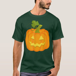 Pumpkin Jack O' Lantern Face, Evil Smile, Halowee T-shirt