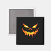 Pumpkin Jack O Lantern Face Halloween Mannen Boys  Magneet (Voorkant / Achterkant)