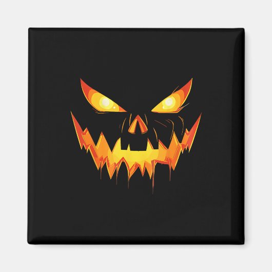 Pumpkin Jack O Lantern Face Halloween Mannen Boys  Magneet (Voorkant)