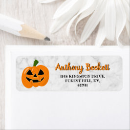 Pumpkin Jack-o'-lantern Halloween Etiket
