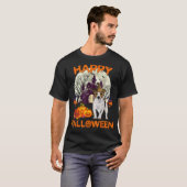 Pumpkin Jack Russell Terrier Happy Halloween Dog G T-shirt (Voorkant volledig)