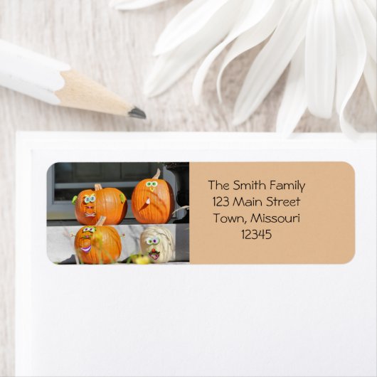 Pumpkin-jongens Etiket (Insitu)