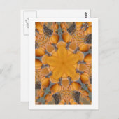 Pumpkin Kaleidoscope Briefkaart (Voorkant / Achterkant)