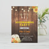 Pumpkin-kamerpartij Kaart (Staand voorkant)