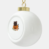 Pumpkin Kat Parade Essential T-shirt Keramische Bal Ornament (Rechts)