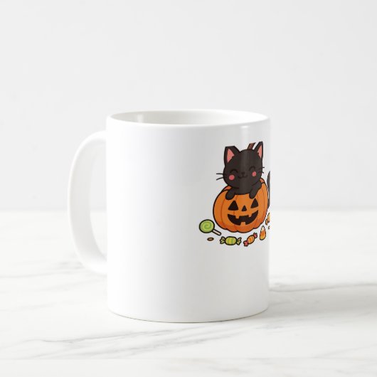 Pumpkin Kat Parade Essential T-shirt Koffiemok (Voorkant links)