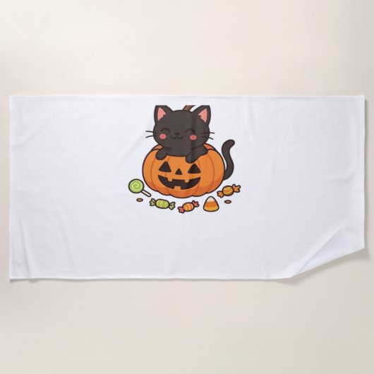 Pumpkin Kat Parade Essential T-shirt Strandlaken (Voorkant)