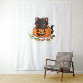 Pumpkin Kat Parade Essential T-shirt Wandkleed (In situ)