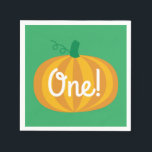 Pumpkin Kids Birthday Party Servet<br><div class="desc">Een schattige pompoenverjaardagsfeestje voor je kind deze herfst! Geweldig voor een eerste verjaardag,  een peuter of een kind van elke leeftijd!</div>