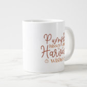 Pumpkin Kisses en Harvest Wishes Grote Koffiekop (Voorkant rechts)