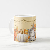 Pumpkin Kisses en Harvest Wishes Koffiemok (Voorkant links)