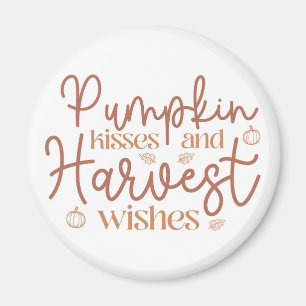 Pumpkin Kisses en Harvest Wishes Magneet