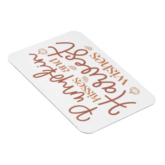 Pumpkin Kisses en Harvest Wishes Magneet (Rechterzijde)