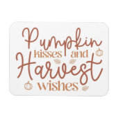 Pumpkin Kisses en Harvest Wishes Magneet (Horizontaal)