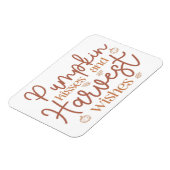 Pumpkin Kisses en Harvest Wishes Magneet (Linkerzijde)