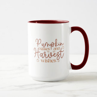 Pumpkin Kisses en Harvest Wishes Mok