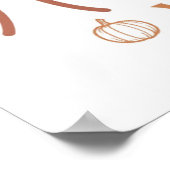 Pumpkin Kisses en Harvest Wishes Poster (Hoek)