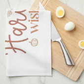 Pumpkin Kisses en Harvest Wishes Theedoek (Quarter Fold)