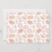 Pumpkin Kisses & Harvest Wishes Nieuwe Baby Kaart (Achterkant)