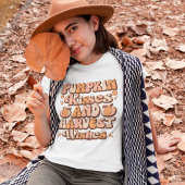 Pumpkin Kisses & Harvest Wishes T-shirt