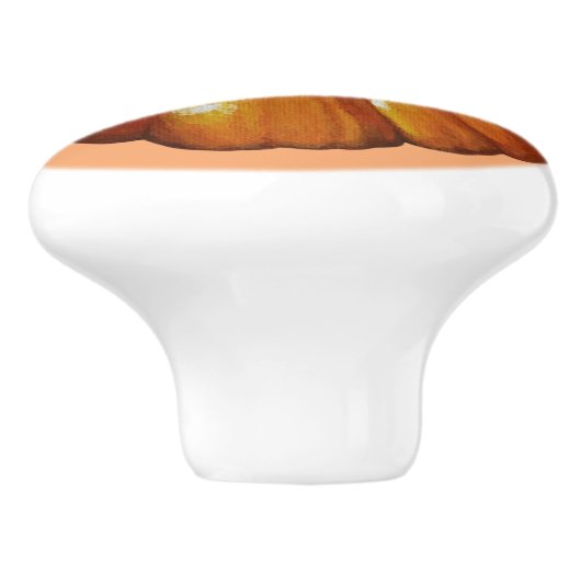 Pumpkin Knobs Keramische Knop (Zijkant)