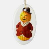 Pumpkin Lady Keramisch Ornament (Rechts)