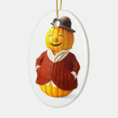 Pumpkin Lady Keramisch Ornament (Links)