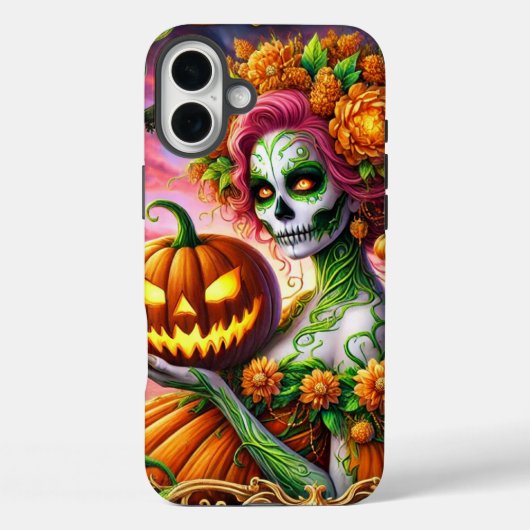 Pumpkin Lady Telefoonhoesje Case-Mate iPhone Case (Achterkant)