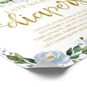 Pumpkin Late Night Diapers Baby shower Game Sign Poster (Hoek)