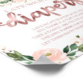 Pumpkin Late Night Diapers Baby shower Game Sign Poster (Hoek)