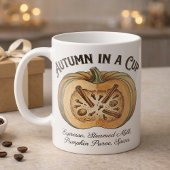 Pumpkin Latte Anatomy Autumn Ingredients Koffiemok