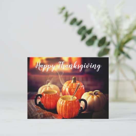 Pumpkin Latte | BRIEFKAART THANKSGIVING (Staand voorkant)